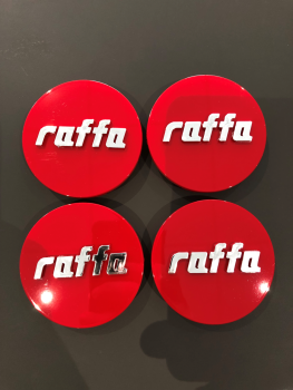 RAFFA WHEELS - Nabendeckel ROT (RS-01, RS-03, RS-04)